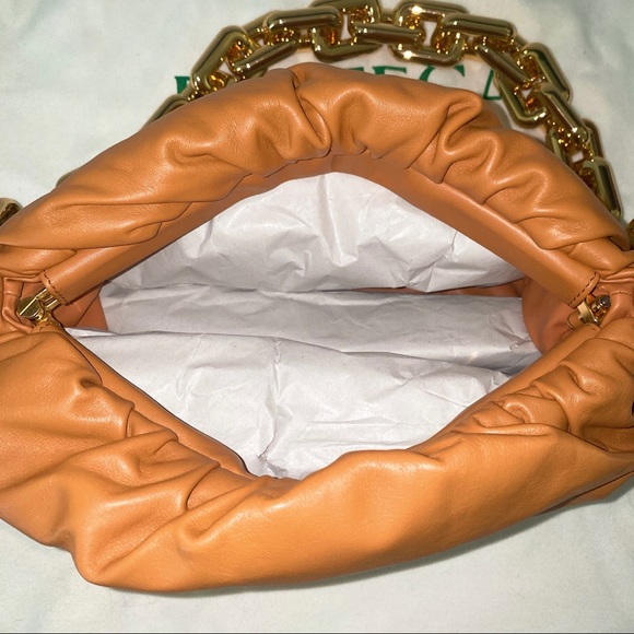 BOTTEGA VENETA Napa Chain Pouch Bag in Clay - Picture 2 of 6